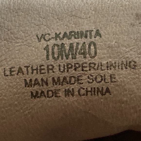 Vince Camaro Women's Taupe Leather Karinta Open Toe Booties Shoes SZ US 10 - Picture 10 of 10